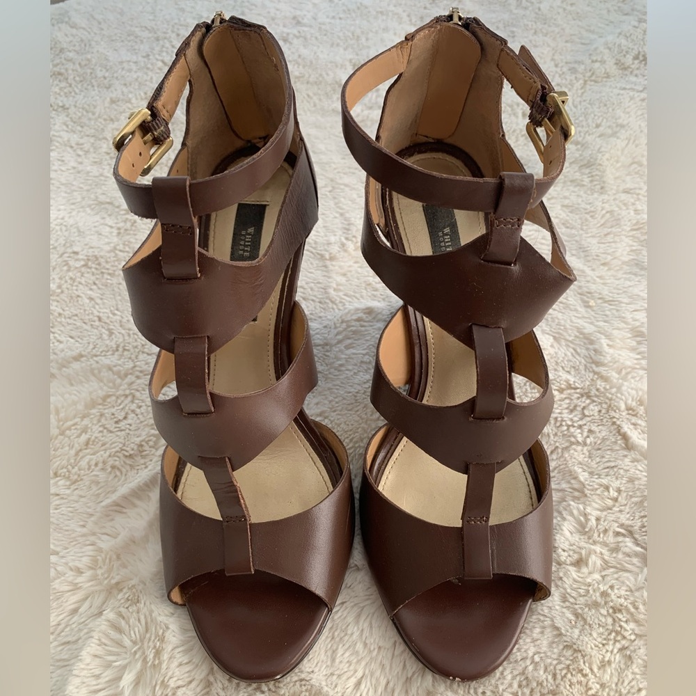 Brown WHBM wedges size 8.5